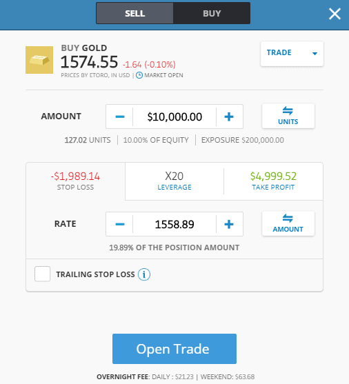 eToro order types