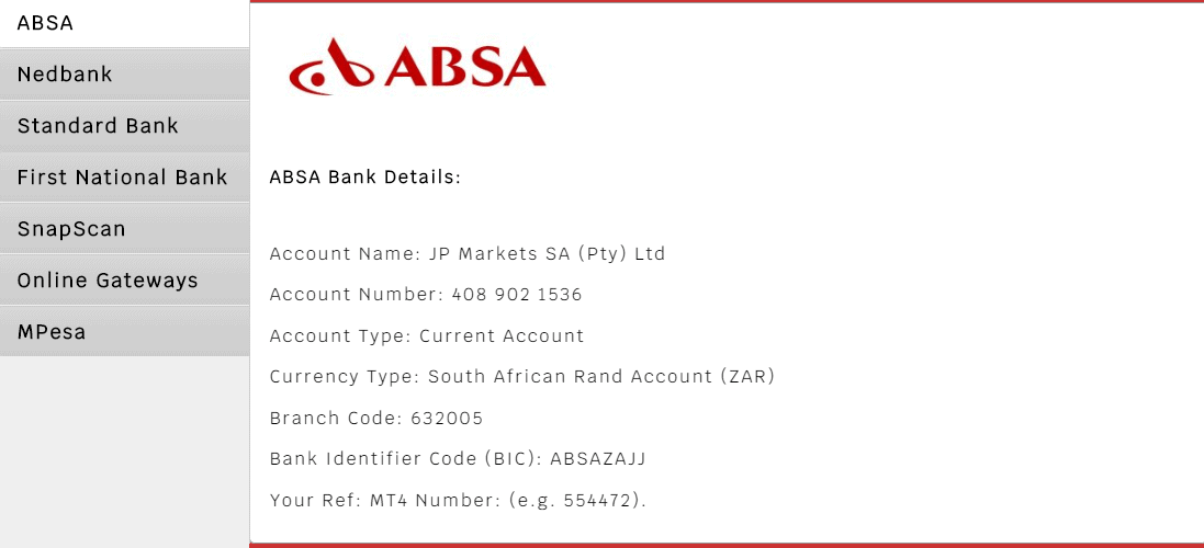 JP Markets deposits