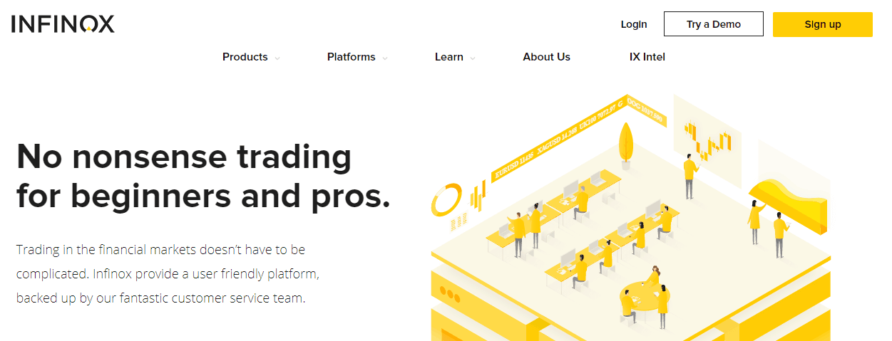 Infinox website