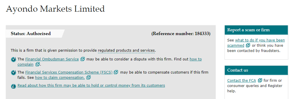Ayondo license