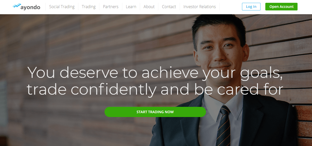 Ayondo website