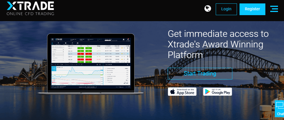 Xtrade website