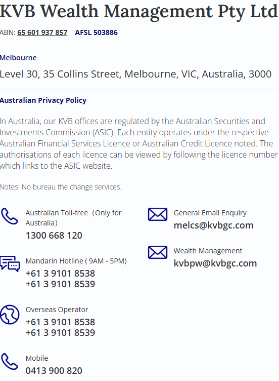 KVB Global Customer Support Review