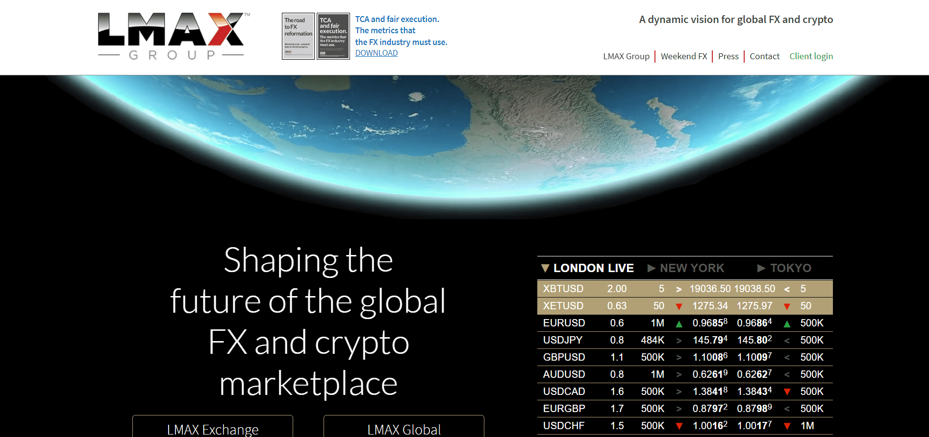 LMAX - official website