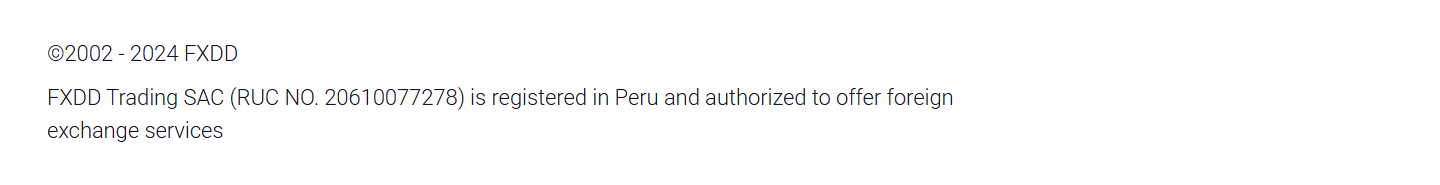FXDD License Review