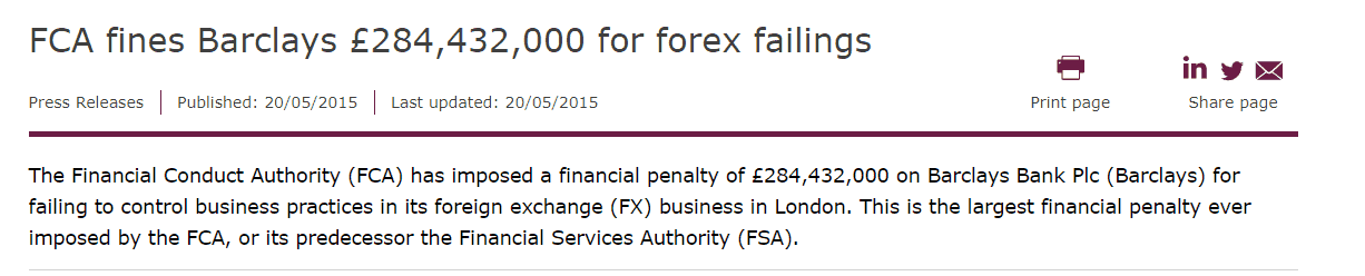 FCA fines Barclays