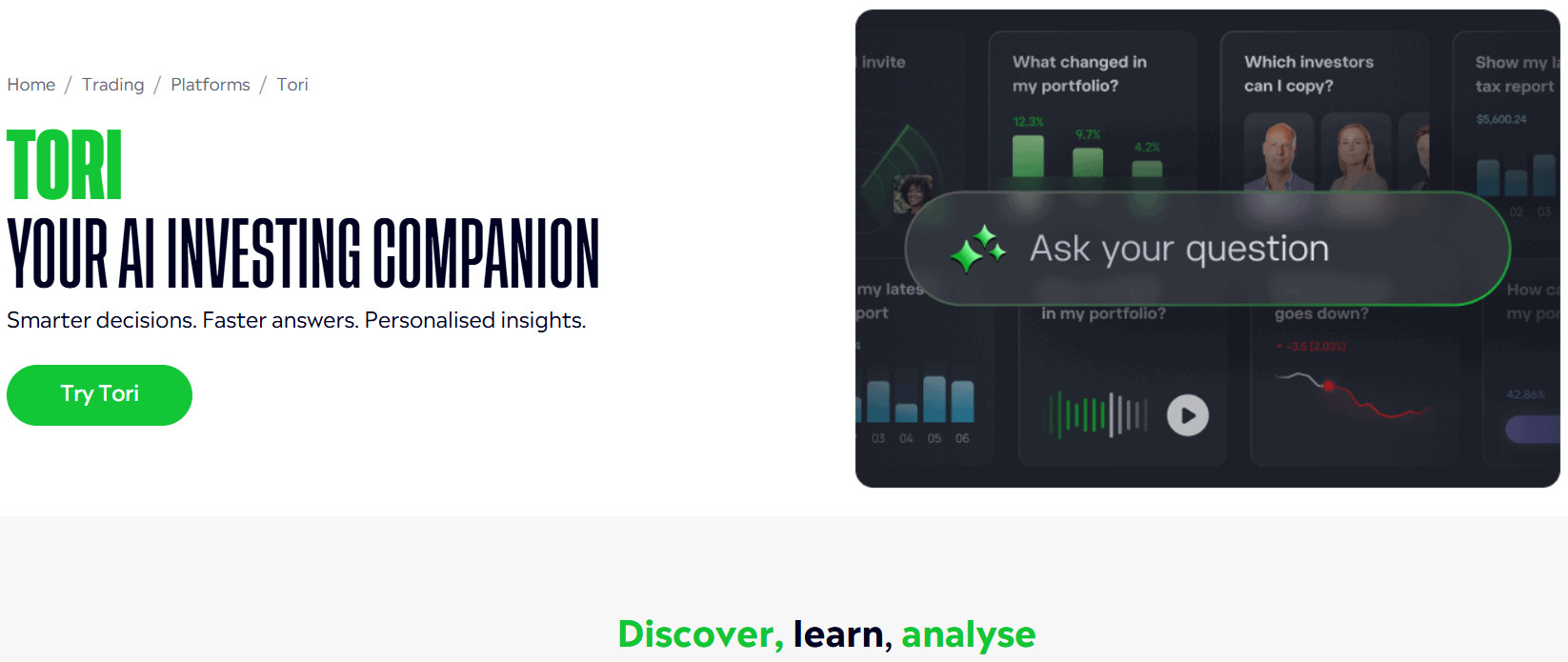 eToro Additional Tools Review