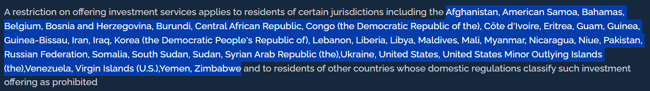 Capital Index Restricted Regions Review