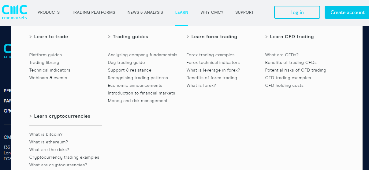 CMC Markets education