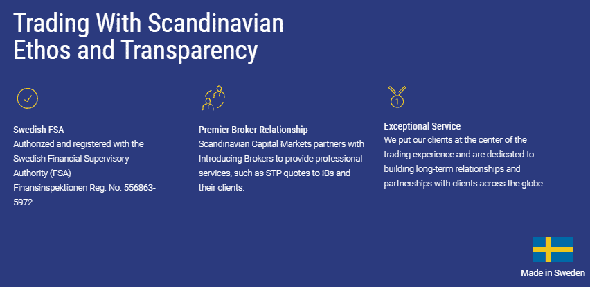 Scandinavian Capital Markets license