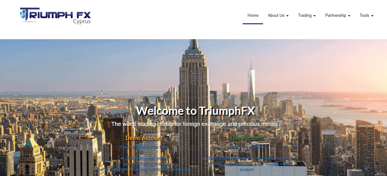 TriumphFX website