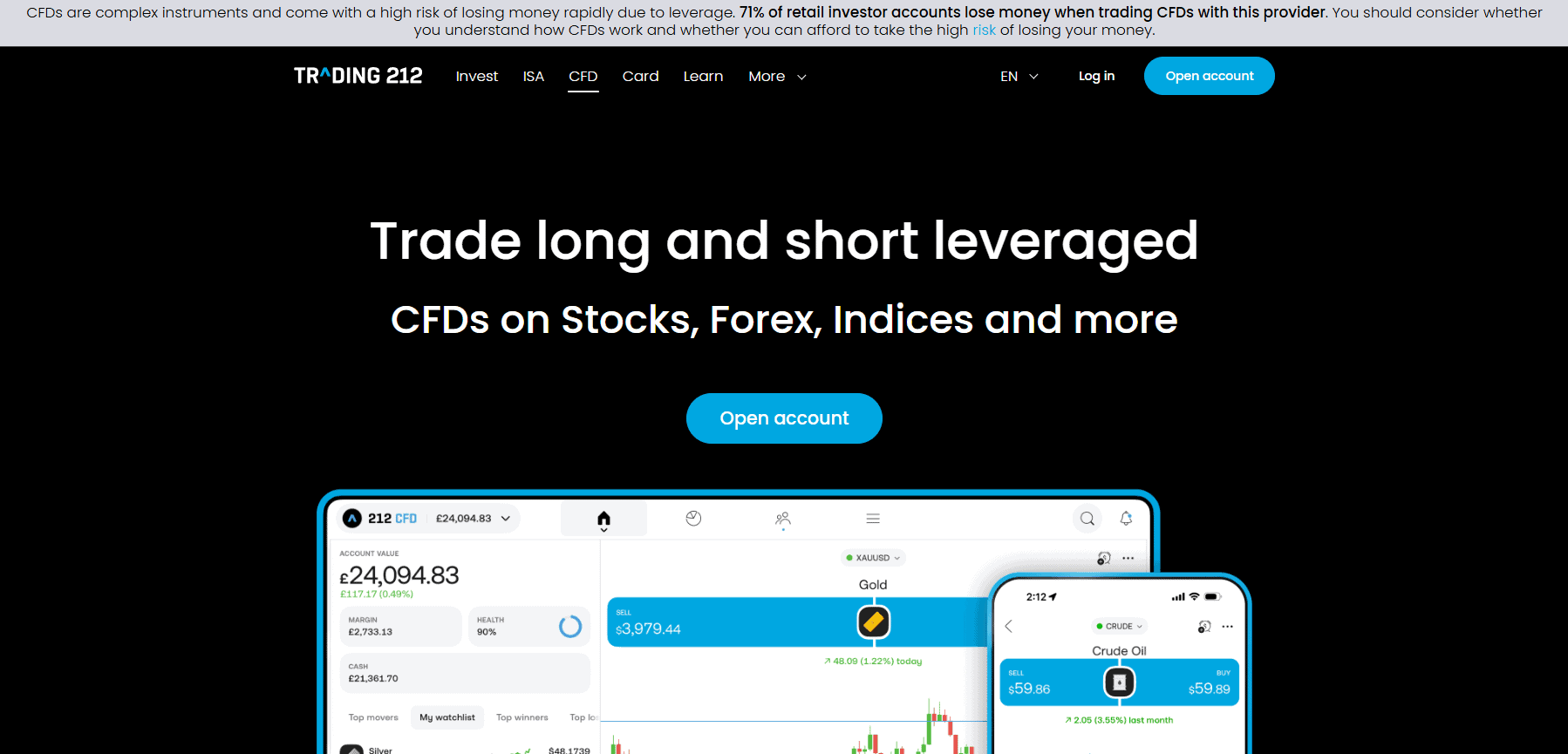 Trading 212 Website Review