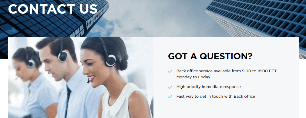 OctaFX customer support