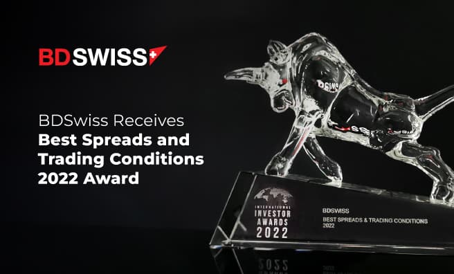 Bdswiss Best Spreads and Trading Conditions 2022 Award