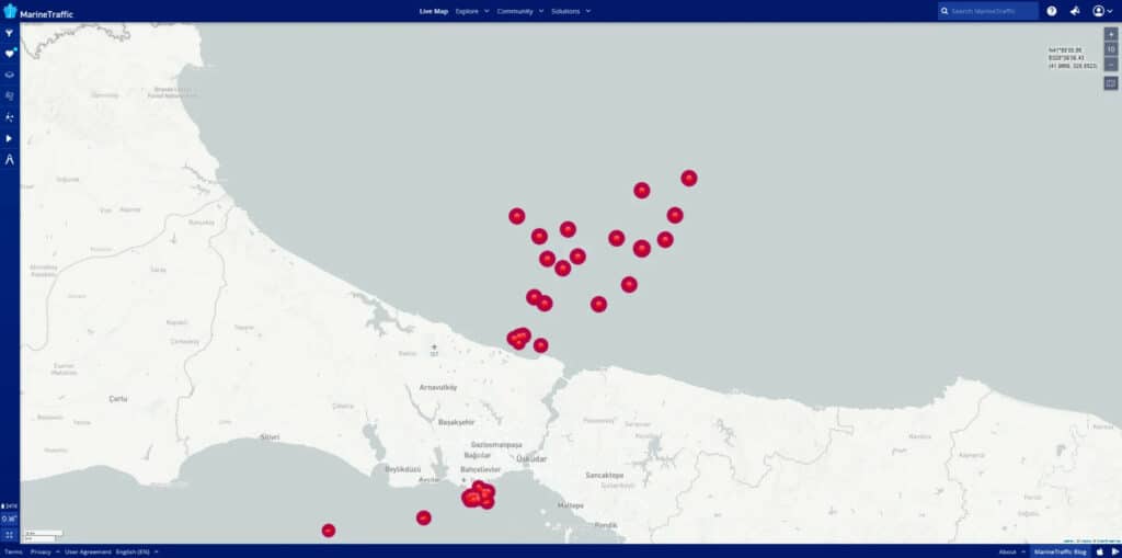 Turkey Supply Concerns Map