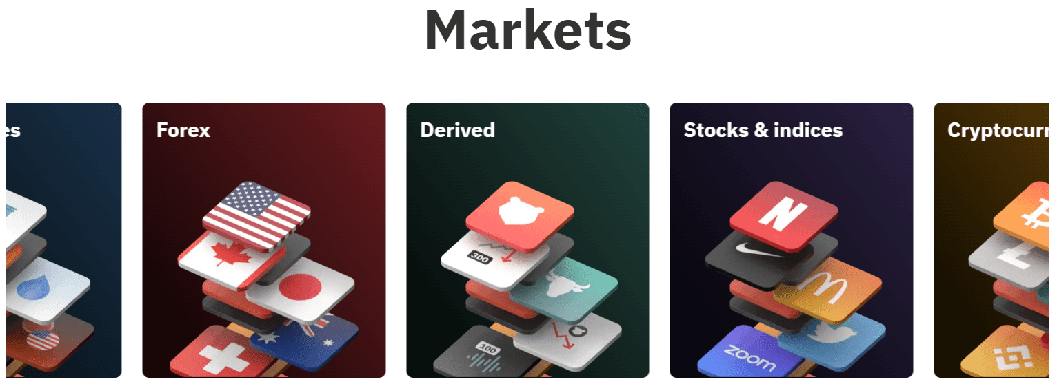 Deriv Review Trading Instruments