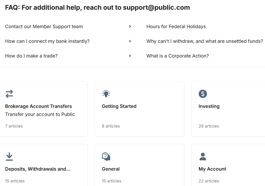 Public Support Review
