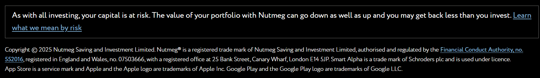 Nutmeg License Review