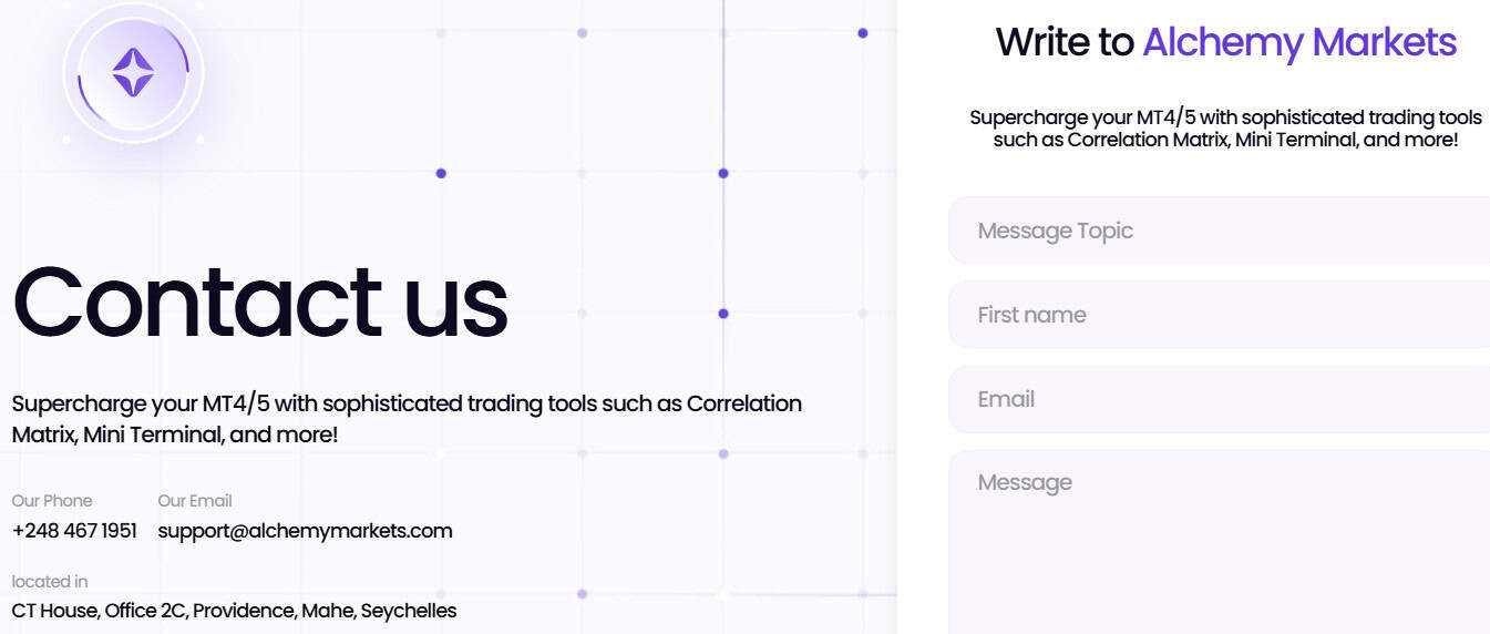 Alchemy Markets Support Review